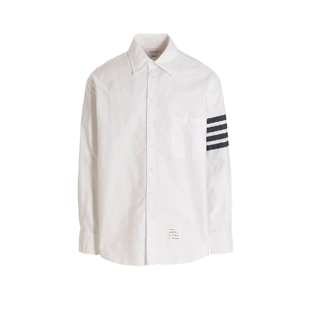 톰브라운 옥스포드 사선 오버사이즈 버튼 다운 셔츠 화이트(국내배송)(당일배송)