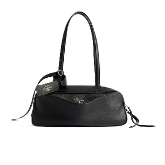 발렌시아가 캐리 스몰 볼링백 블랙