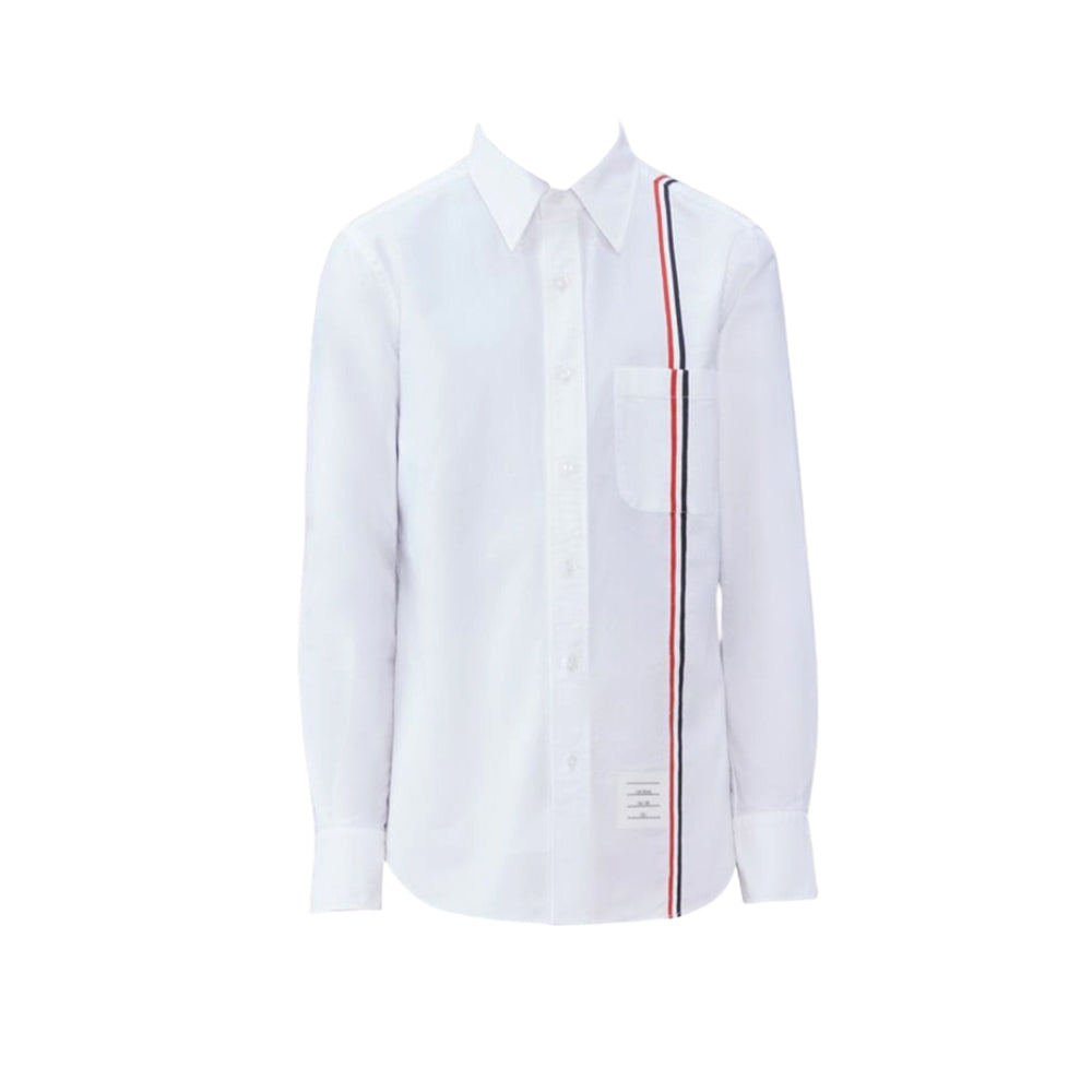 톰브라운 RWB 스트라이프 코튼 셔츠 화이트(국내배송)(당일배송)