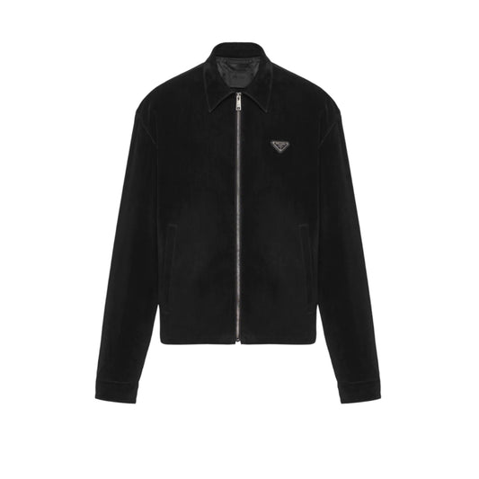 프라다 벨벳 블루종 자켓(국내배송)(당일배송)