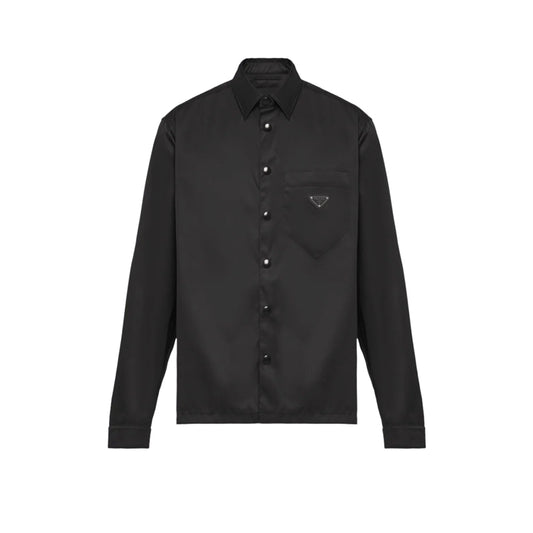 프라다 리나일론 스냅 셔츠 블랙(국내배송)(당일배송)