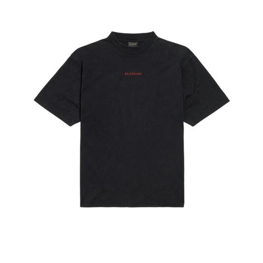 발렌시아가 발렌시아가 백 티셔츠 미디움 핏 페이디드(4COLOR)